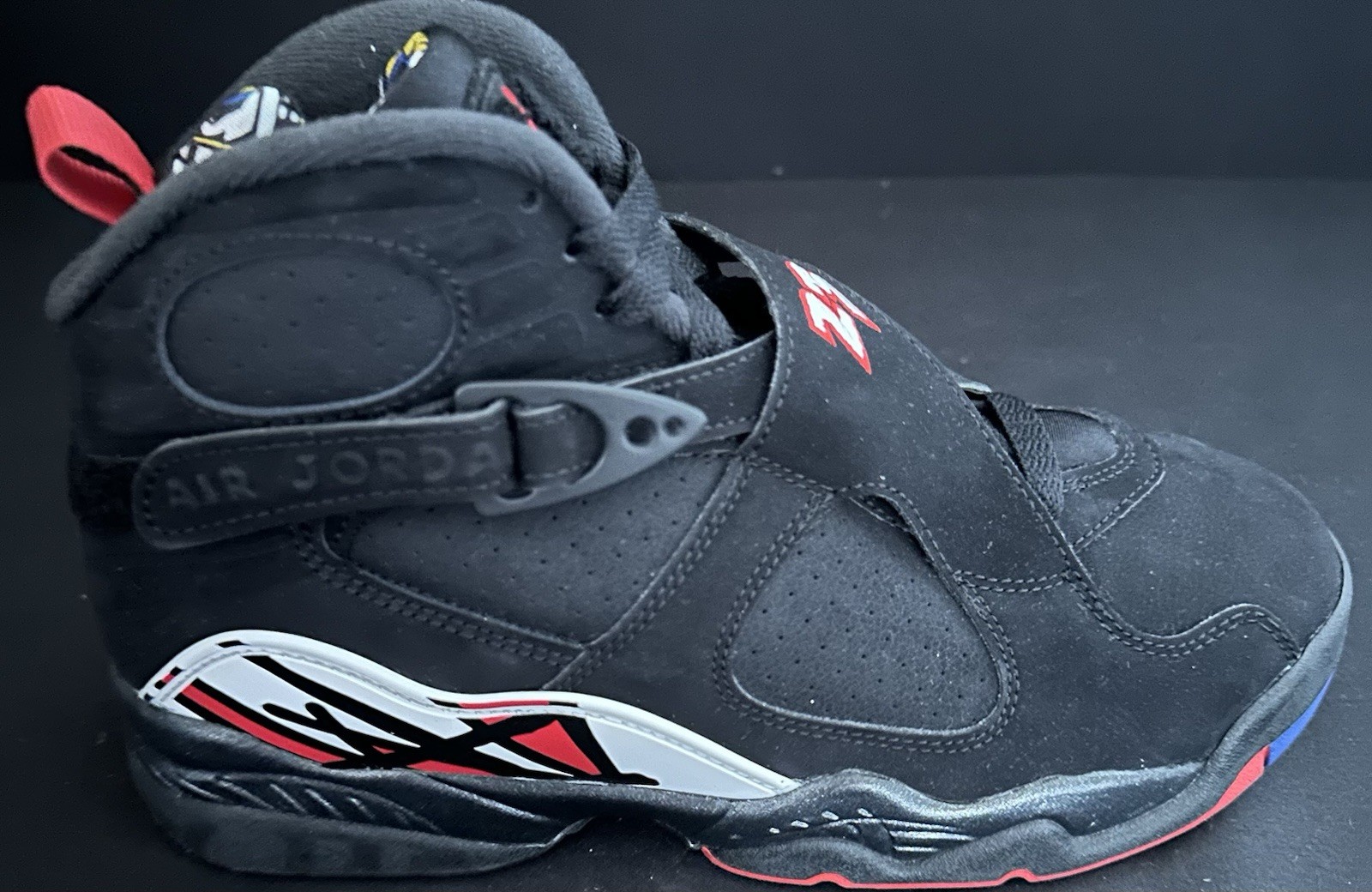 Nike Air Jordan 8 Retro GS 'Playoffs' Black Red White Youth Sz 7y New 305369-062