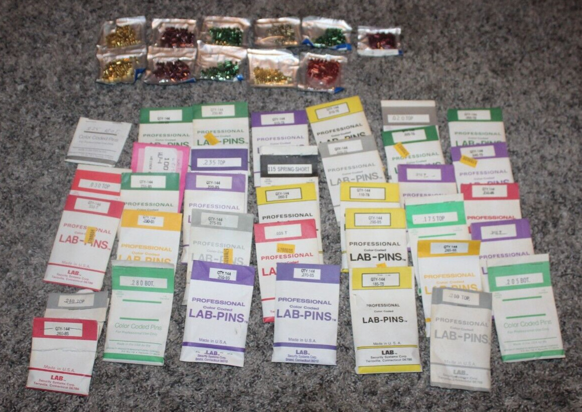 Mixed Box of LAB Professional Quality Lock Tumbler Pins (COLOR CODED)