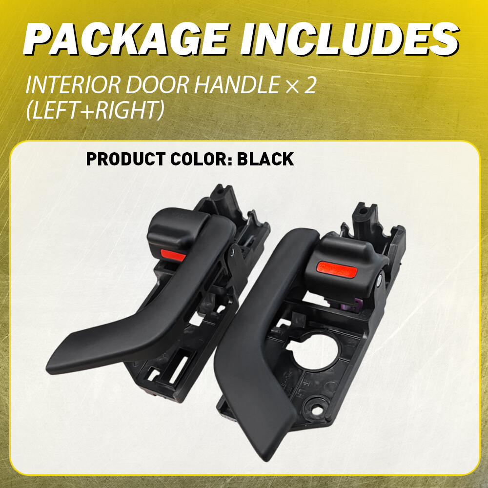 Pair For Hyundai Tiburon 03-08 Side Inside Interior Door Handle Front Right Left
