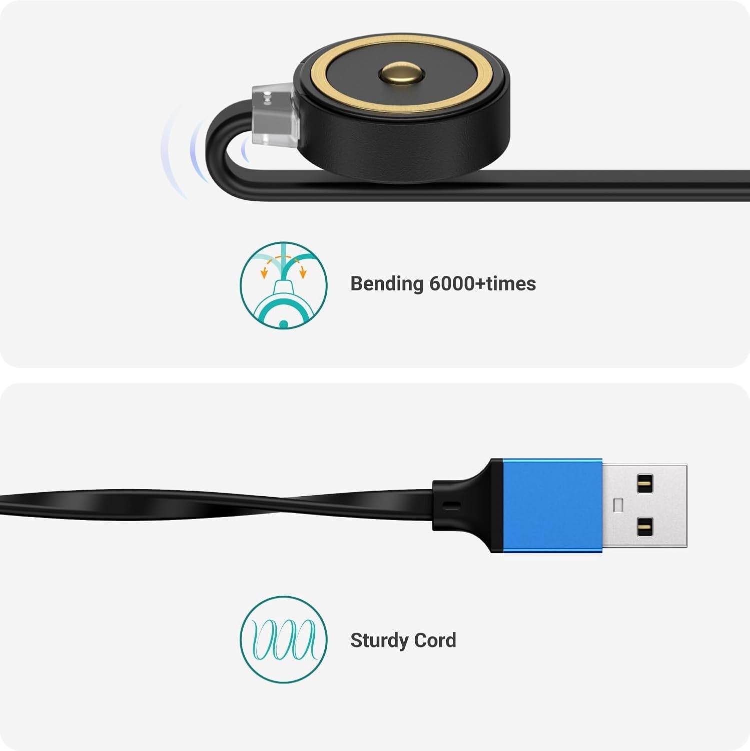 Universal Magnetic Charger for Olight Flashlights - Secure & Lightweight Design