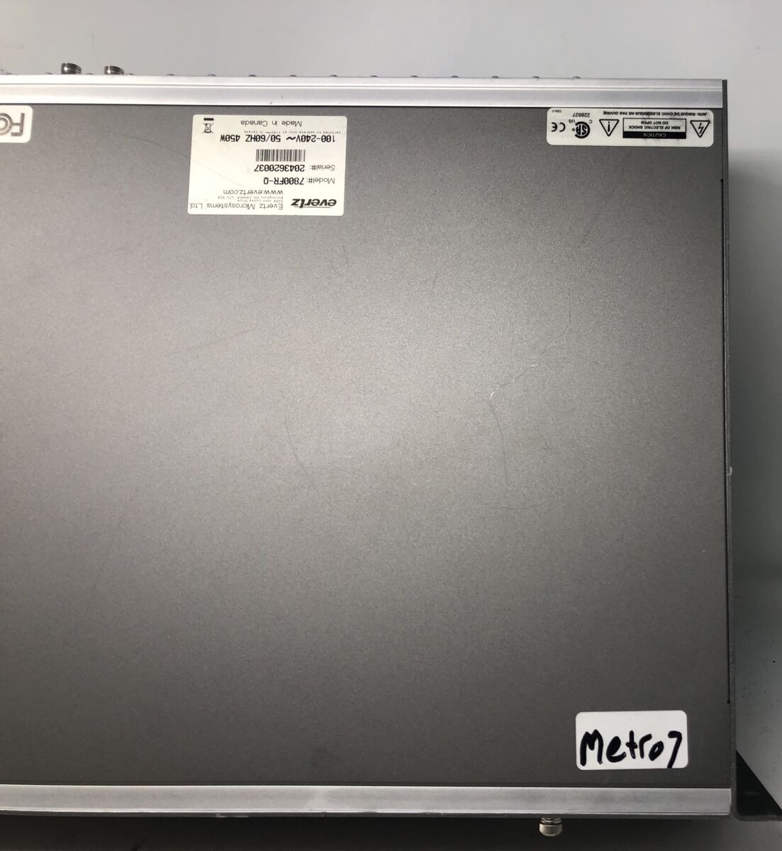 Evertz 7800FR Multiframe VistaLink Pro HD Module Cards