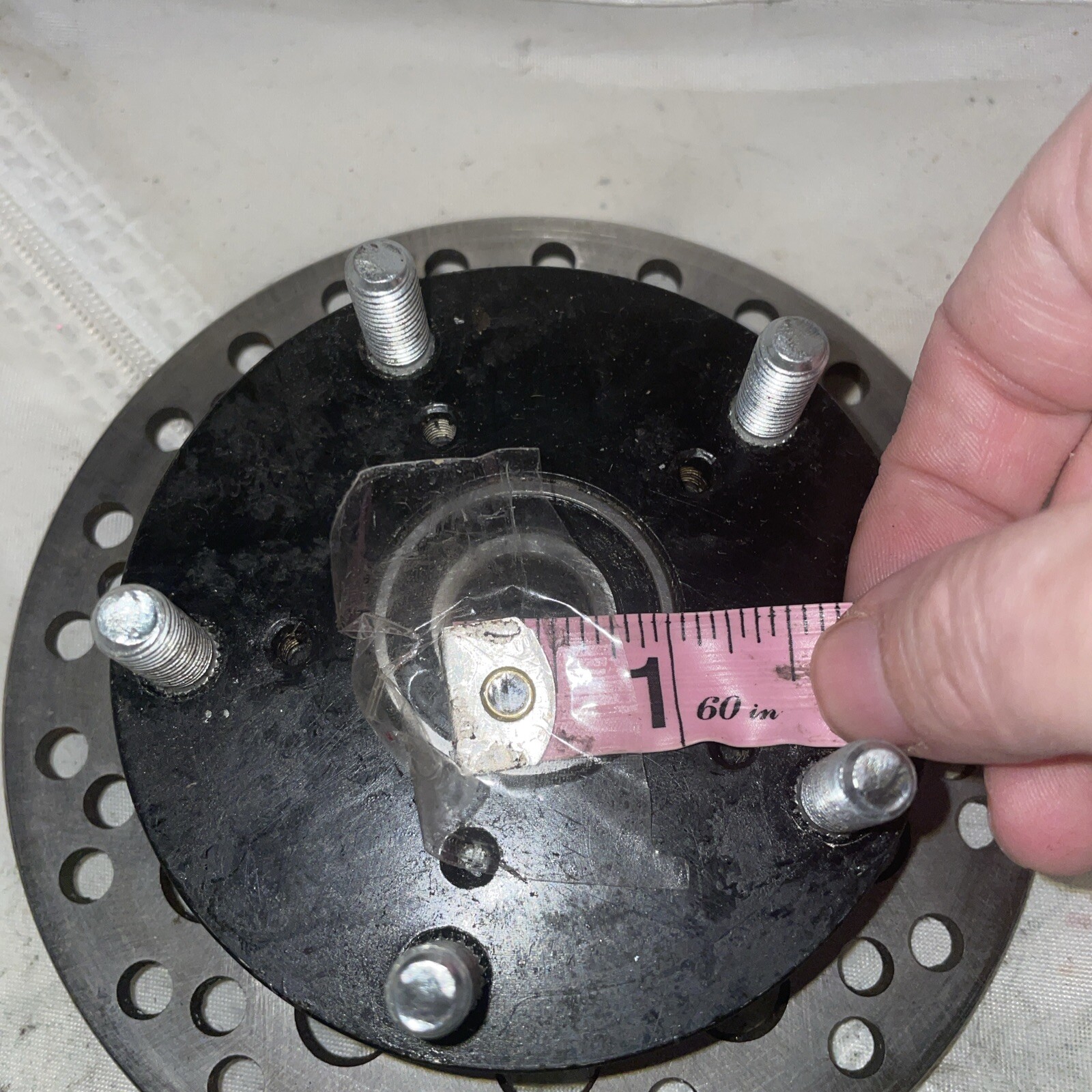 Front Solid Wheel Hub For A Pride Mobility Scooter H173
