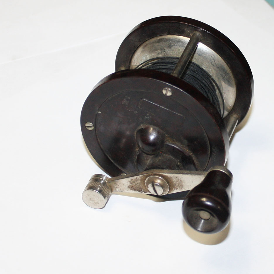 Horrocks Ibbottson Bakelite Casting Trolling Fishing Reel Huron