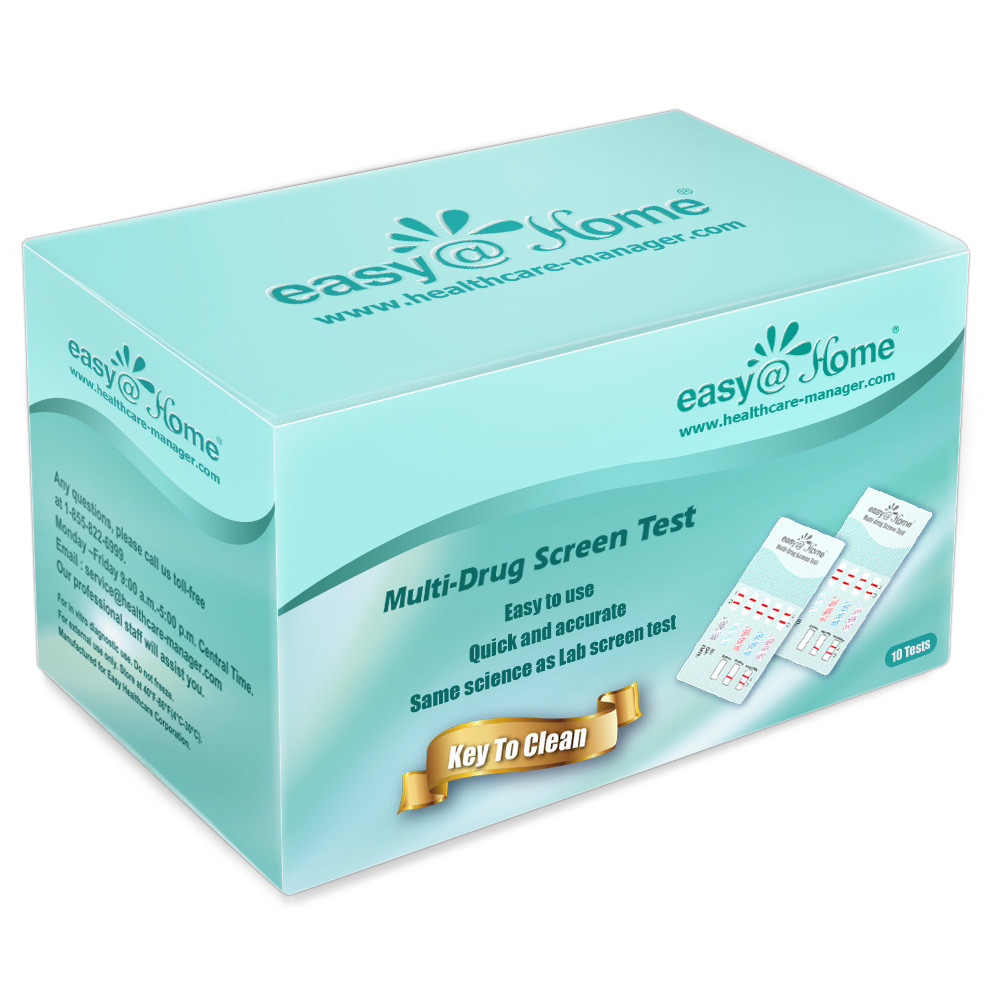 Easy@Home EDOAP-1124 12-Panel Urine Drug Test Dip THC COC OPI OXY AMP BZO MDMA