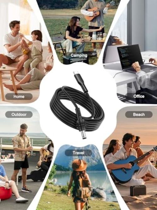 Starlink Mini DC Cable - 100W Input Power Cable 6.6FT USB C to DC