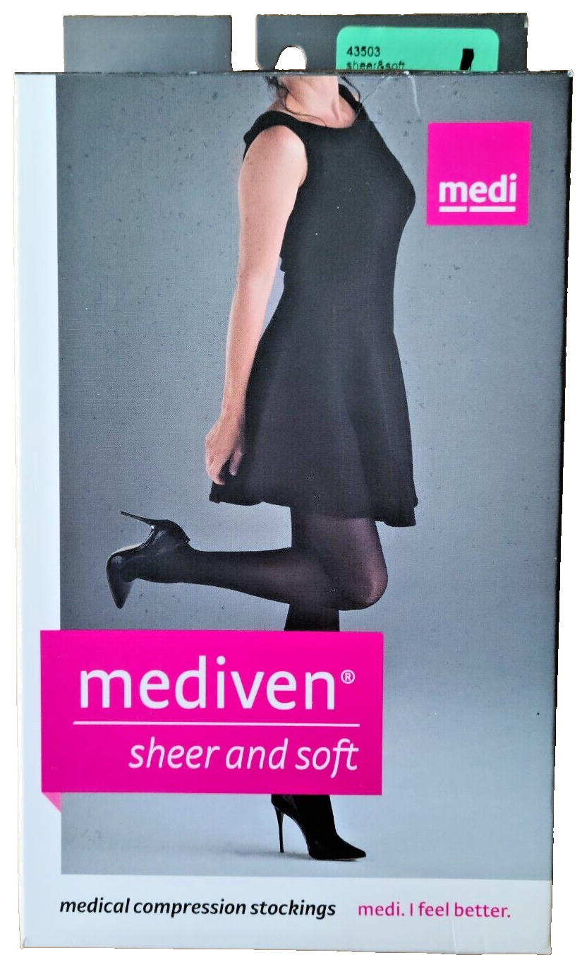 Mediven 43503 Compression Pantyhose Petite 20-30 Size III Closed Toe Sheer&Soft