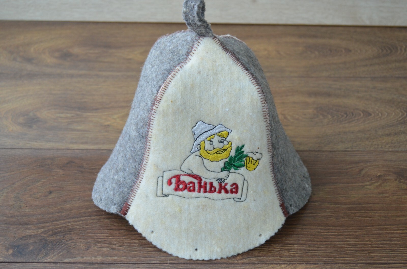 Felted sauna hat Banya standart sauna cap, Felt bath sauna accessories, Sauna ca