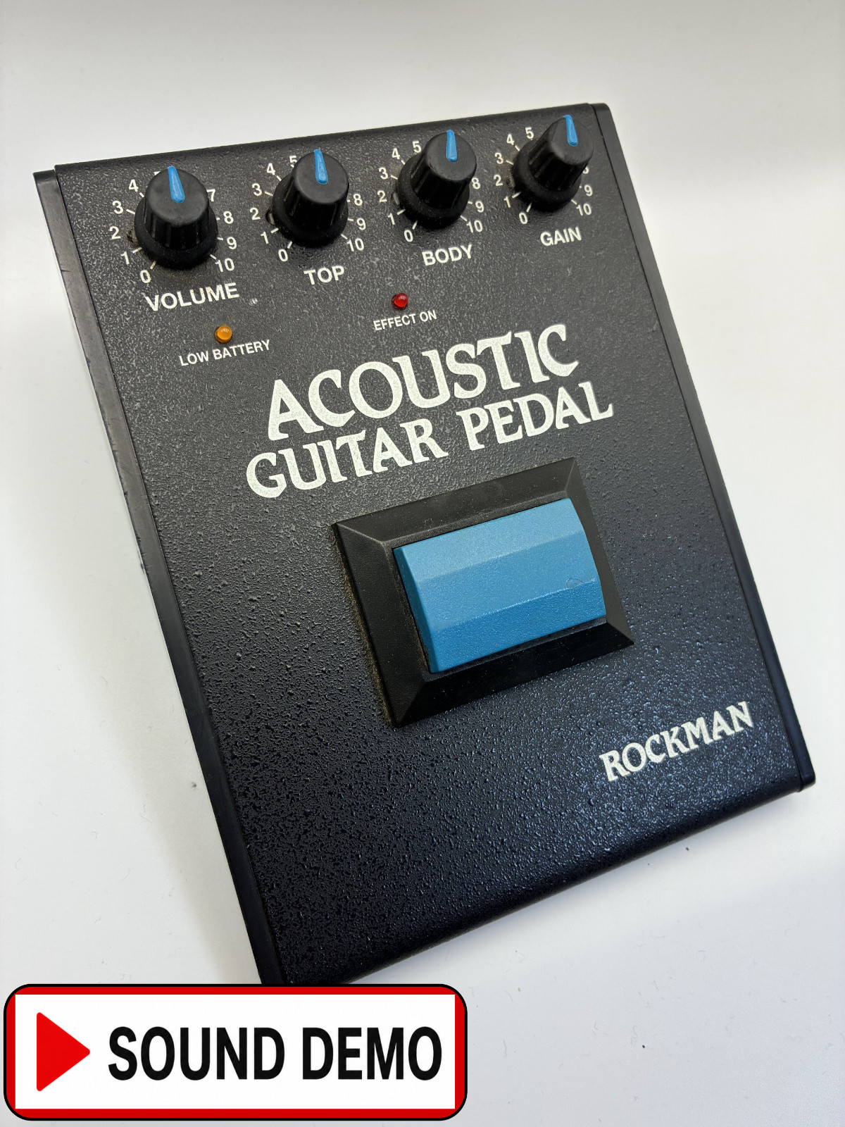 ROCKMAN Acoustic Guitar Pedal Vintage Guitar Effect Tested w/ Demo