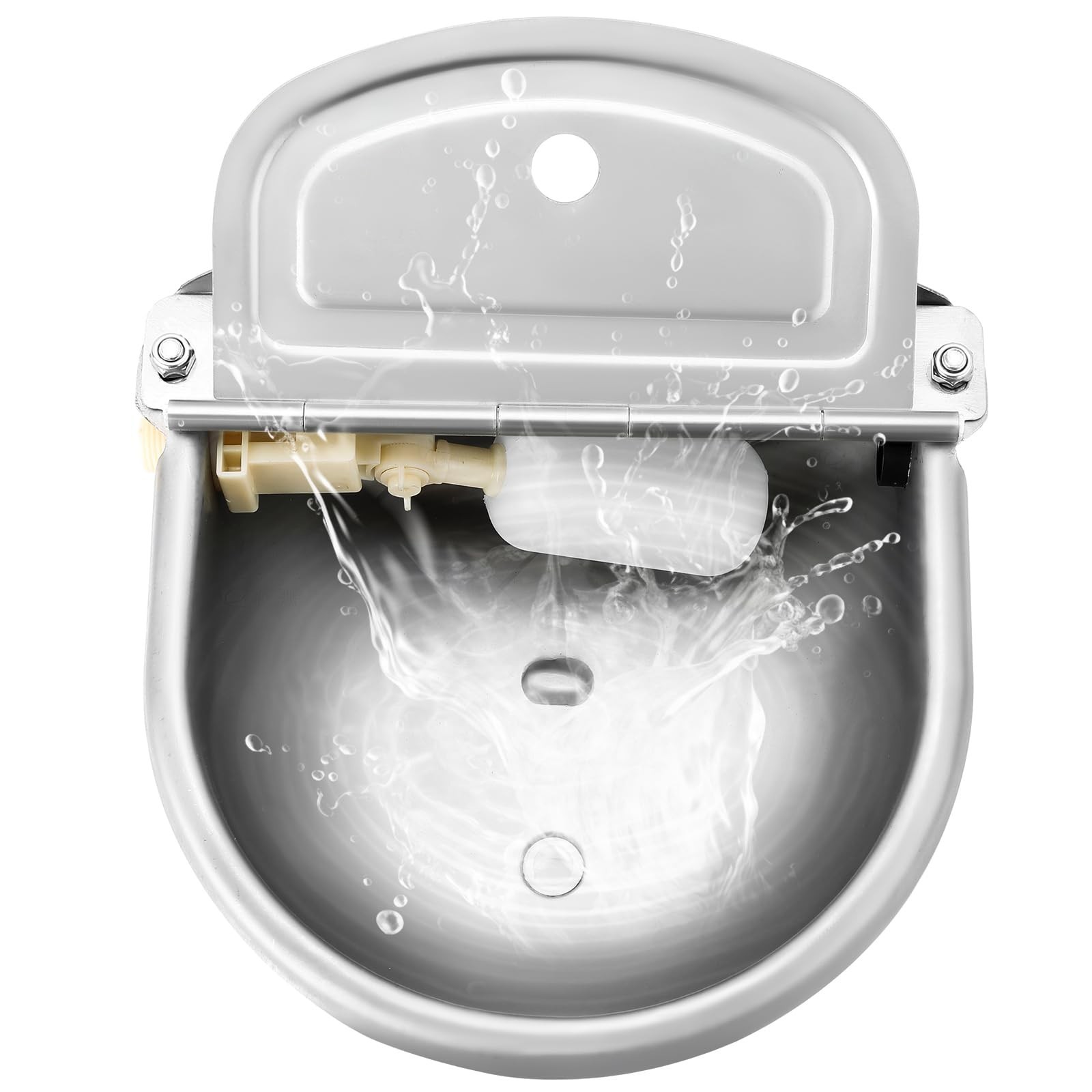 MAOPINER Automatic Water Dispenser, Automatic Waterer Bowl for Dogs, Farm Gra...