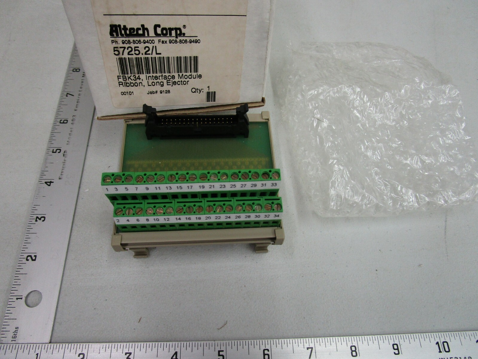 Altech 5725.2/L FBK34 Interface Module, Long Ejector