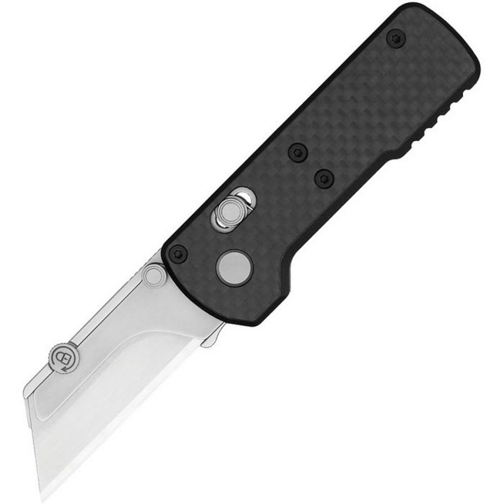 Oknife Otacle U1 Pocket Blade Stainless Steel Carbon Fiber Handle - OTACLEU1CFO