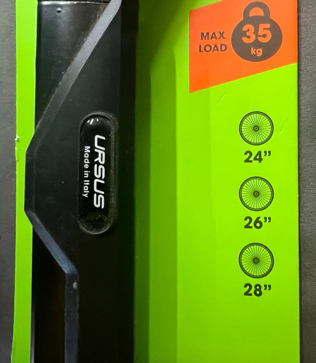 Ursus King Evo Central Kickstand, Black, 24" / 26" / 28" (700c)