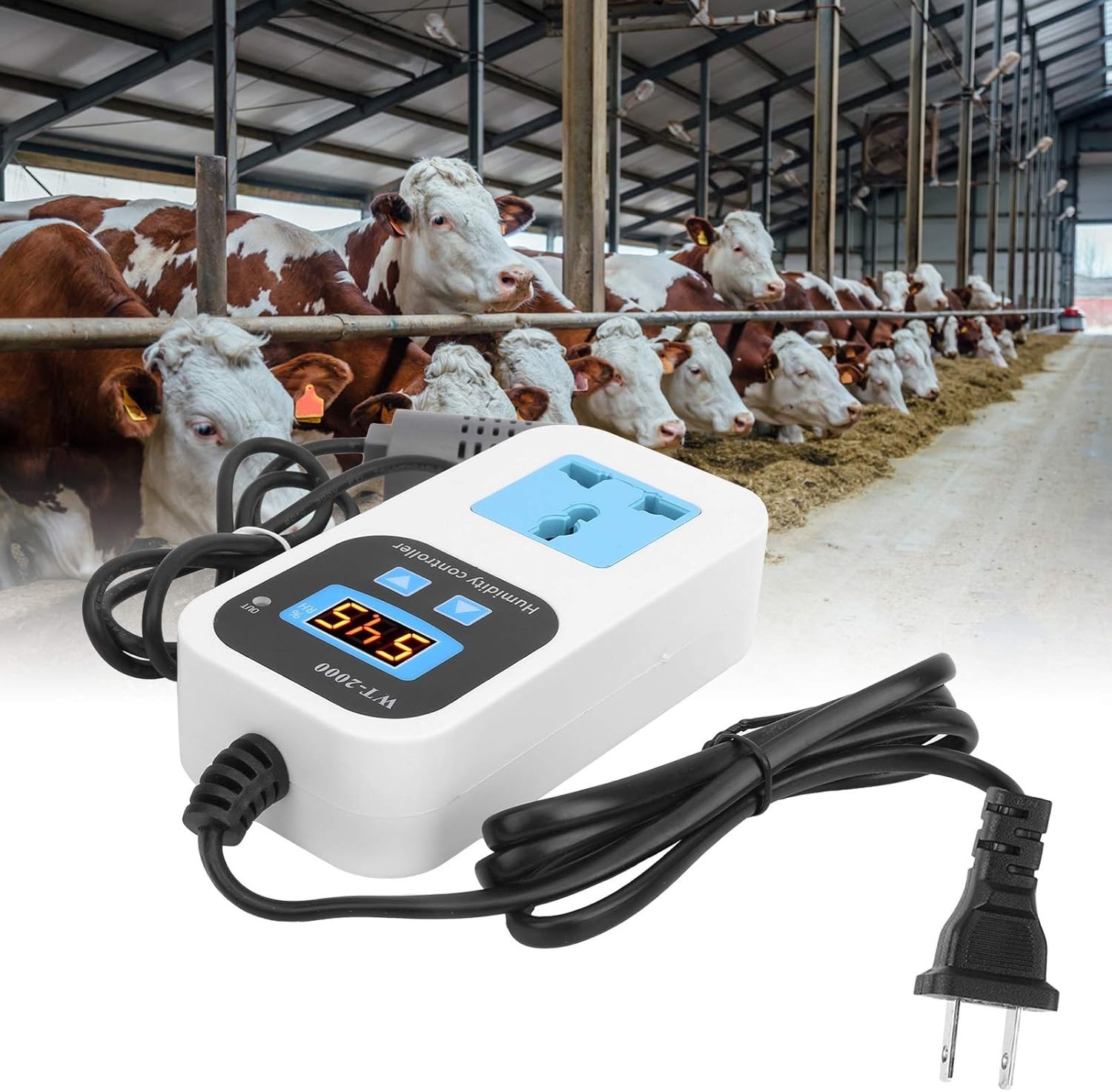 Versatile Digital Humidity Controller with 0-99% RH Range for Smart Environments