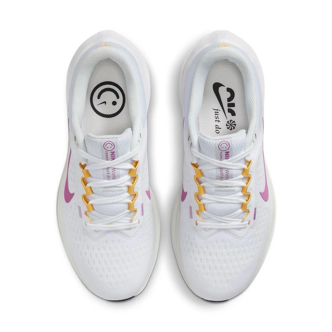 Women Nike Air Winflo 10 Running Shoes Sneakers White/Rush Fuchsia DV4023-103