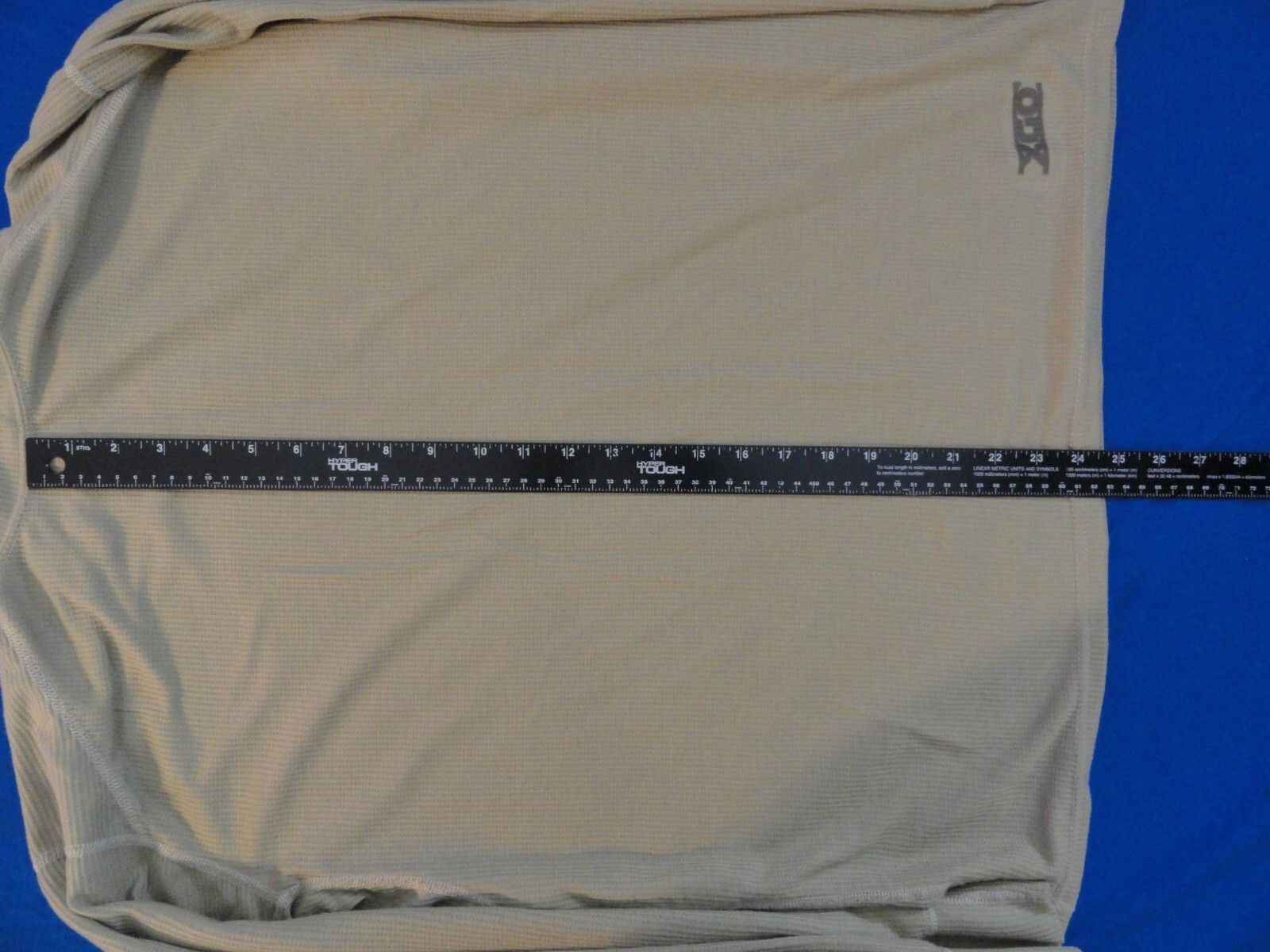 XGO ACCLIMATE DRY THERMAL BASE LAYER KHAKI TAN LONG SLEEVE THERMAL SHIRT M