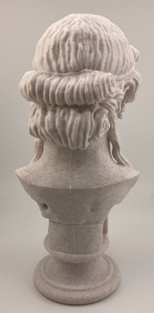 ROMAN SCULPTURE ANTINOUS MONDRAGONE 7.9 INCH/200 MM, MUSEUM REPRODUCTION