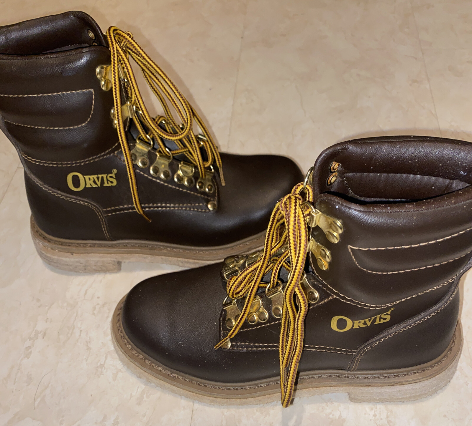 Orvis #863102 Brown with Felt Bottom Wading Fly Fishing Boot Size 7