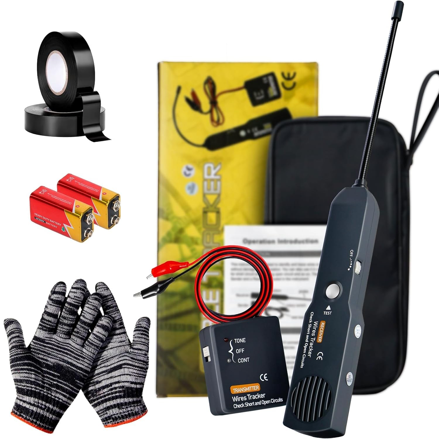 Automotive DC Circuit Tester 6-42V Broken Wire Detector Tool Wire Finder Tool