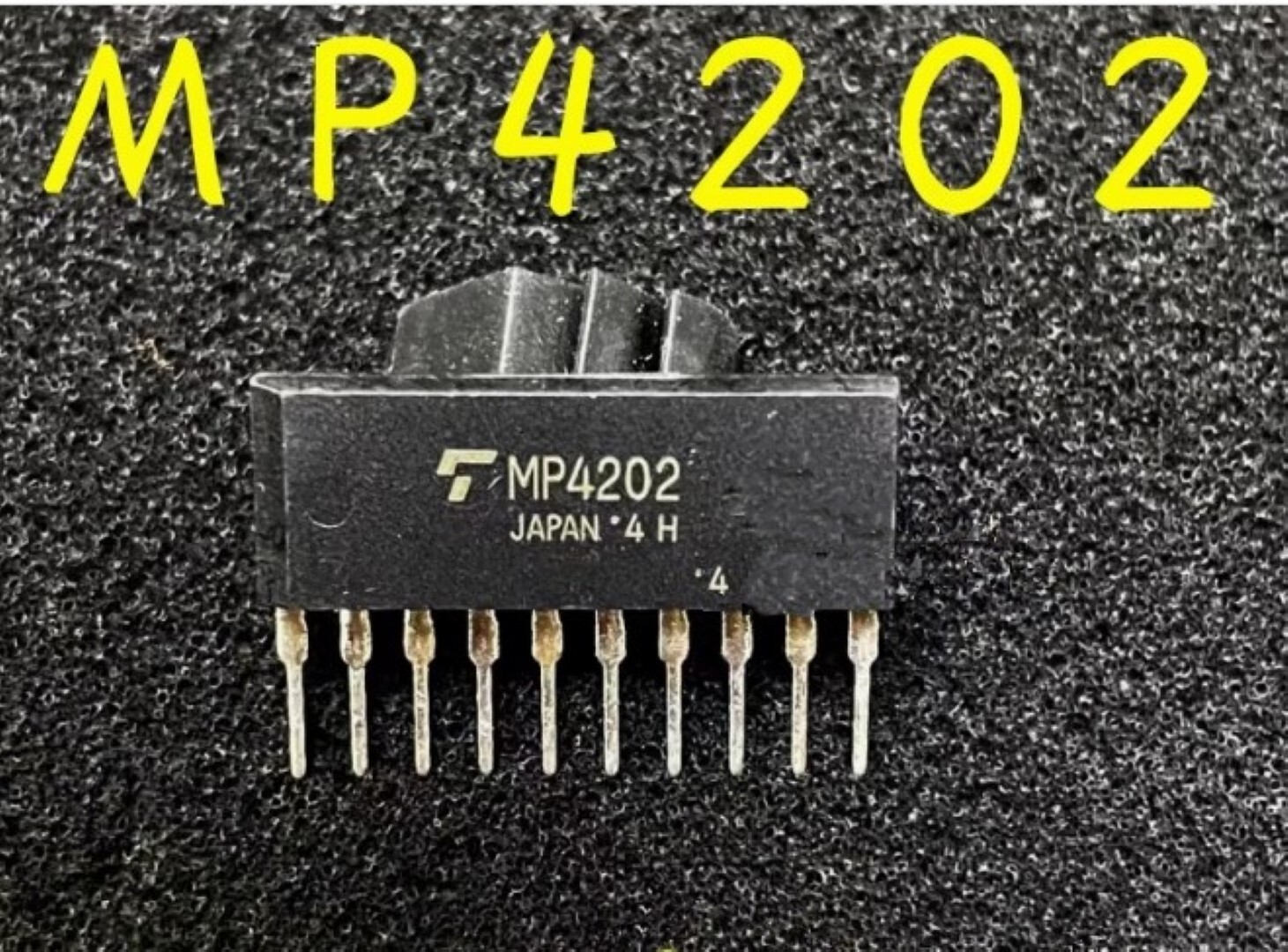2pcs Toshiba MP4202 ZIP TV Signal Processor IC with Audio Output RH
