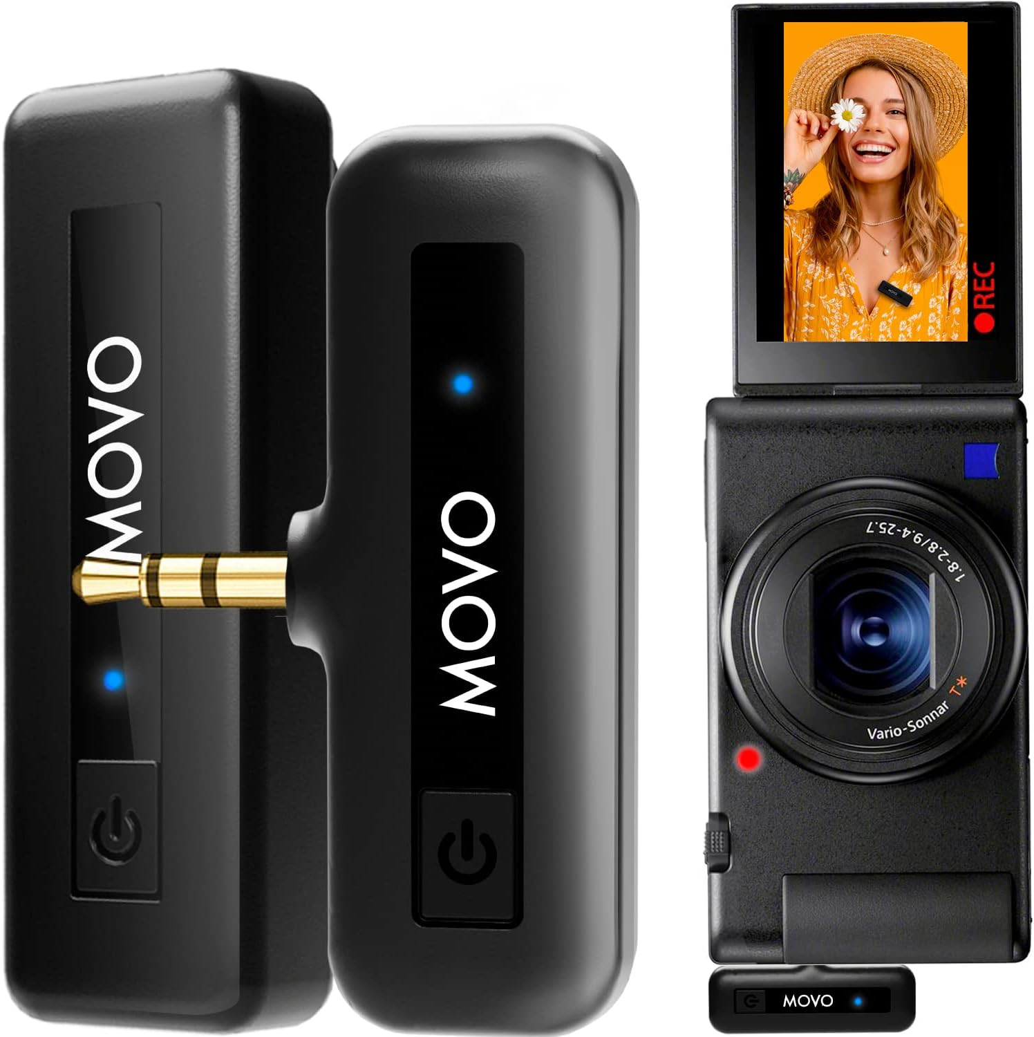 Wireless Mini Camera Microphone for Video Recording- 2.4Ghz Wireless Transmitter