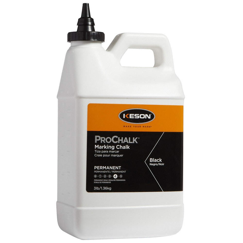 KESON PM103BLACK Marking Chalk Concentrate,Blk,3 Lb 4MHH1