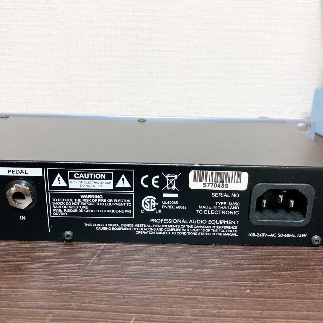 TC Electronic M350 Dual Engine Reverb Effects Processor Multi Effect Junk