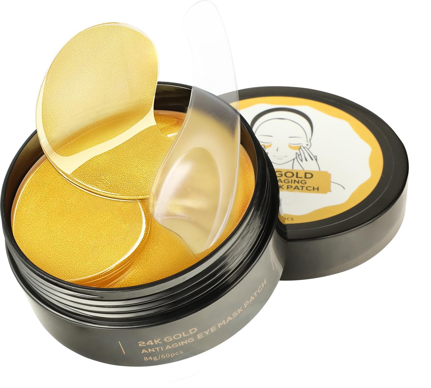 Under Eye Patch for Dark Circles and Puffy Eyes,Under Eye Masks Reduce Smooth Wr