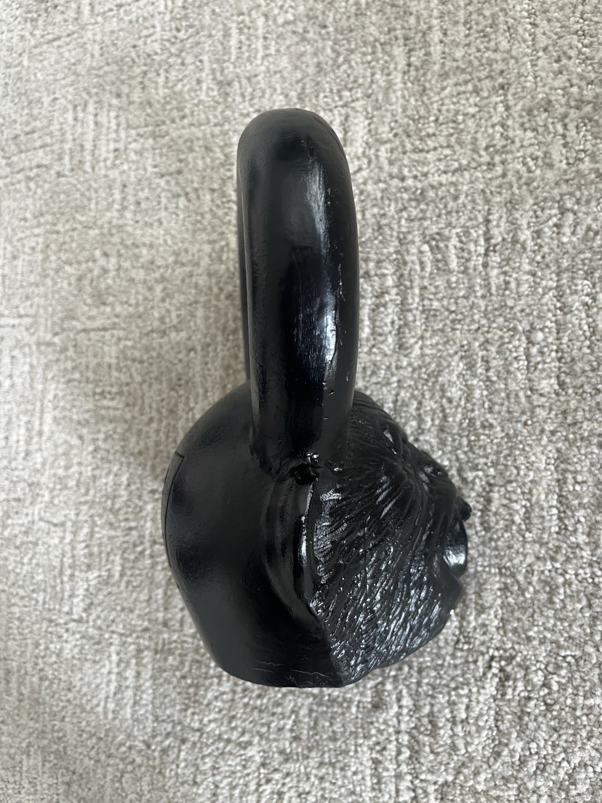 Onnit Primal Bell Kettlebell 18 lbs Ergonomic Handle Cast Iron Black