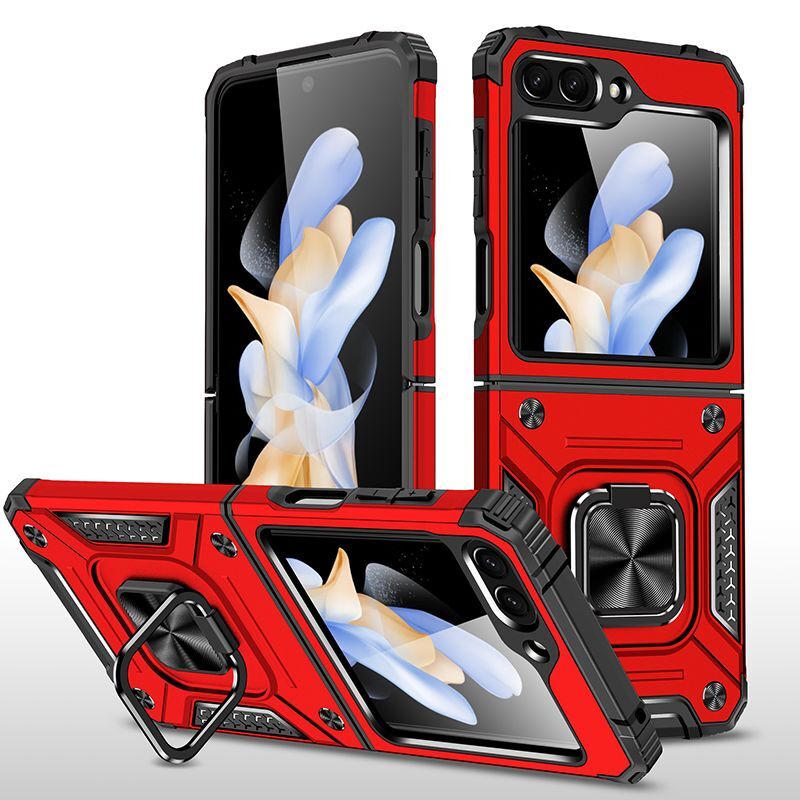 For Samsung Z Flip 7 6 5 4 FE Case Shockproof Hard Rugged Cover+Screen Protector
