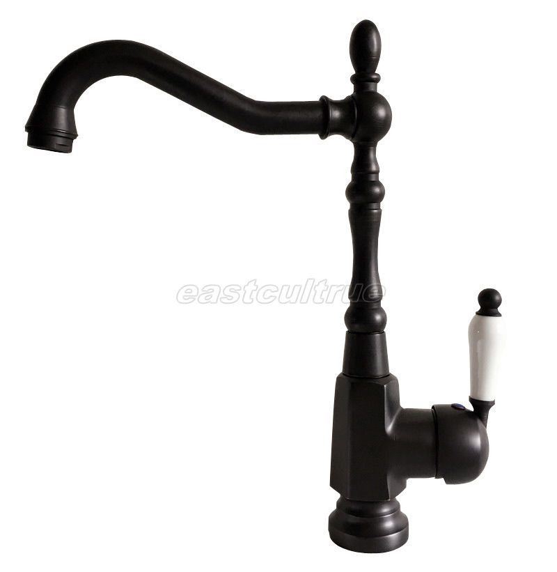 Kitchen Wet Bar Bathroom Basin Sink Faucet Oil Rubbed Bronze Single Hole enf387