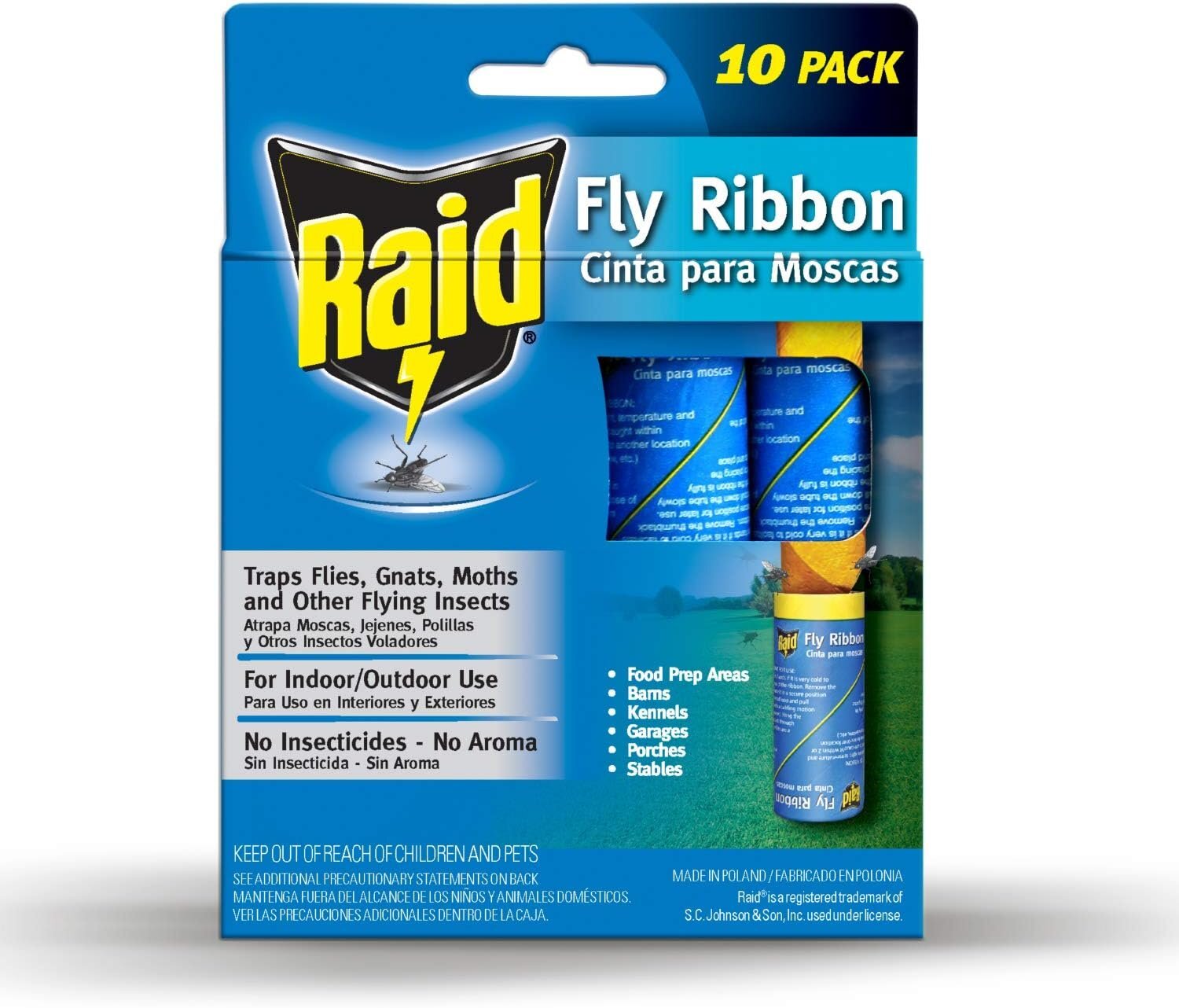 Raid FR10-RAID Raid® Fly/Bug Catcher 10 Count