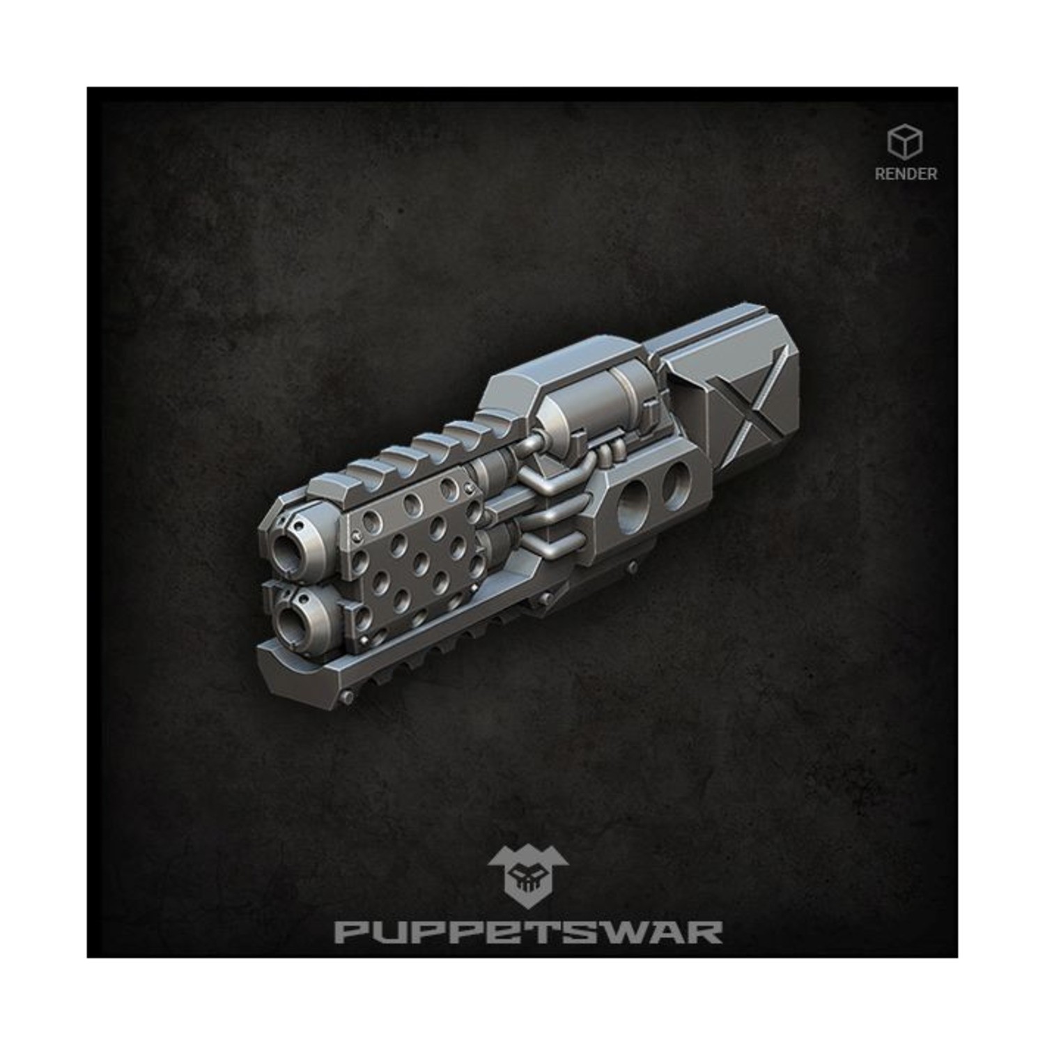 Puppetswar SF Vehicle Weapons/Accessories 32mm Flame Cannon Pack New
