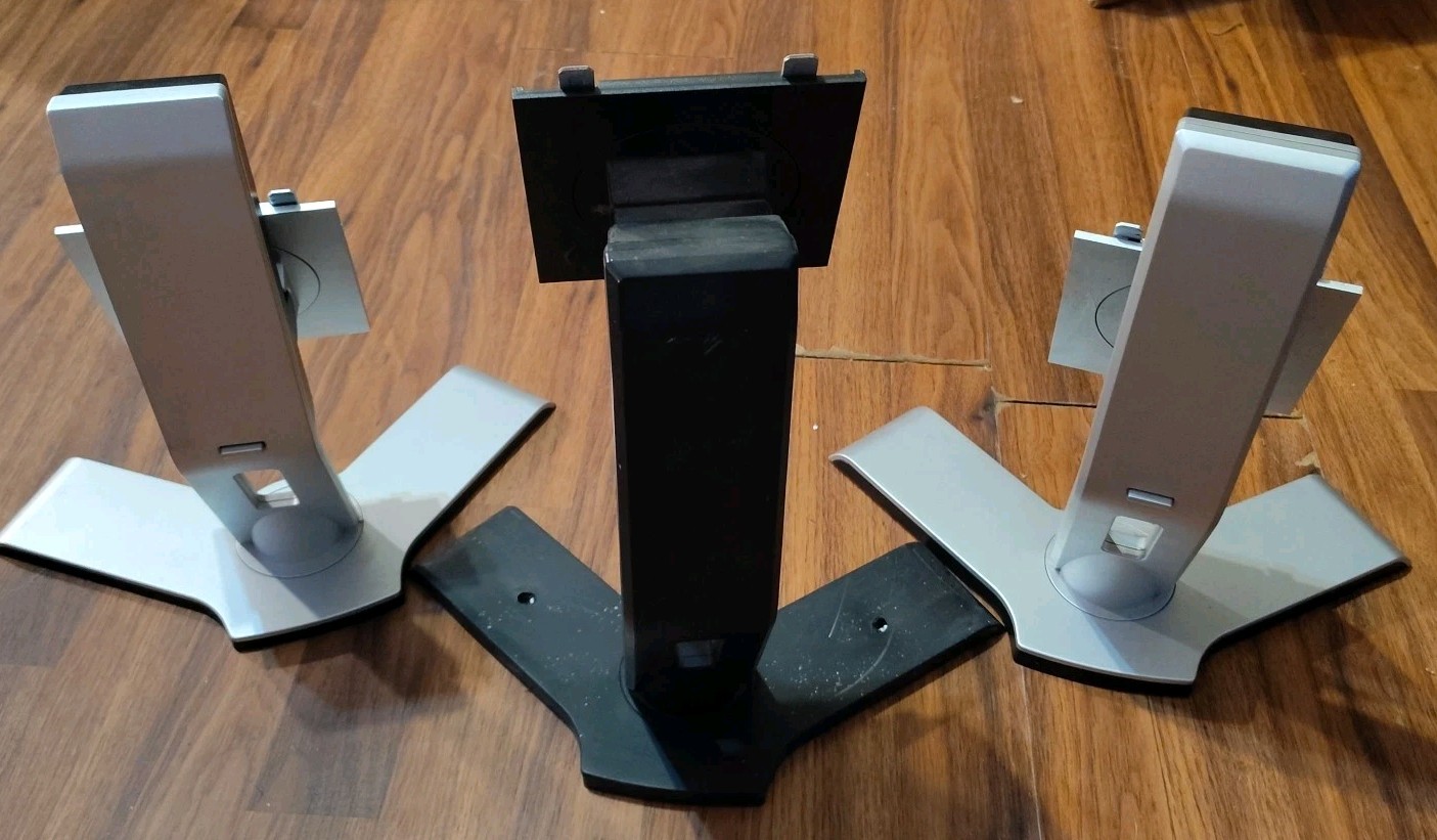 Lot Of 3 Dell PC Monitor Stands 1708PFt, P170St, D1707