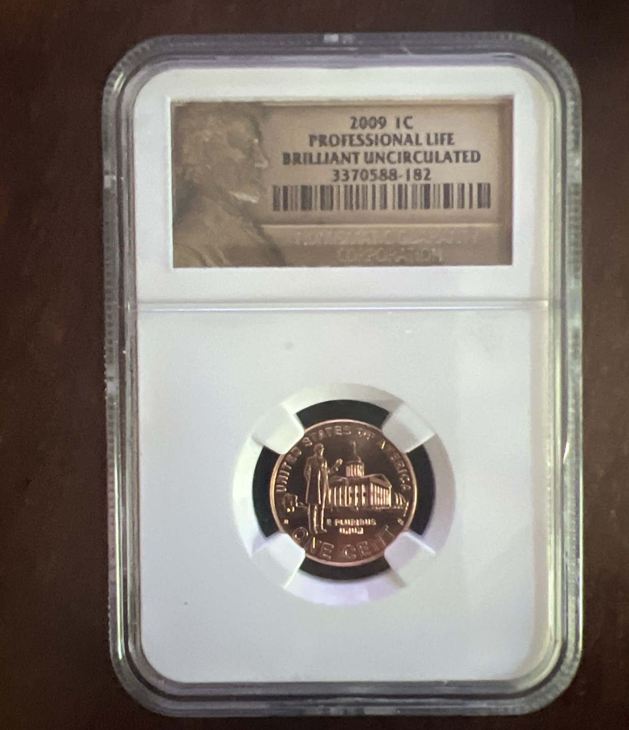 2009 1C Lincoln Professional Life Cent NGC Brilliant Uncirculated RD
