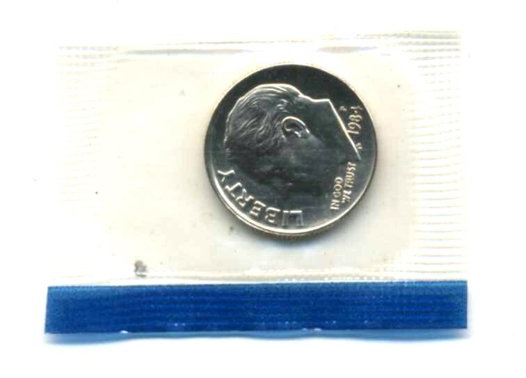 1984 P GEM BU ROOSEVELT DIME UNCIRCULATED US GOVERNMENT SEALED US COIN #3256
