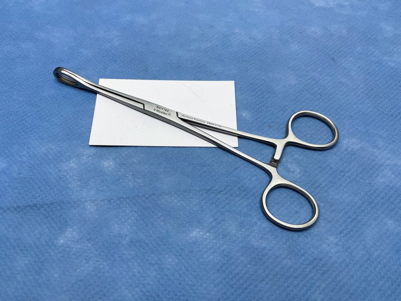 V. Mueller MO1760 Sponge Forceps, Ballenger, 7", Germany