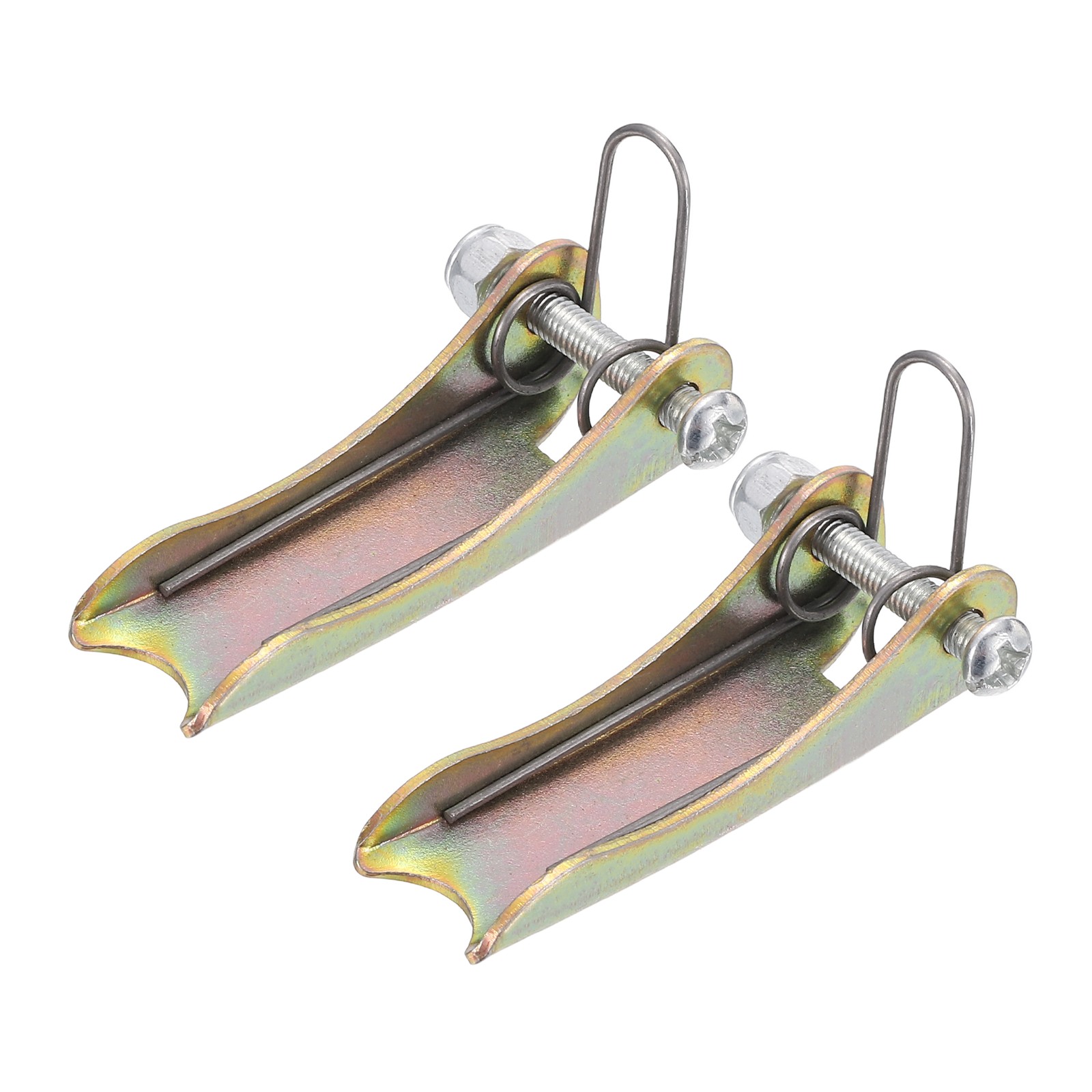 2pcs 1.7 Inch 1T Hook Safety Latch Kit Steel Towing Hitch Replacement Brass
