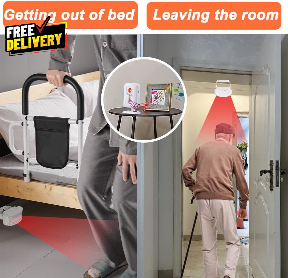 Upgraded Version Bed Sensor Alarm and Fall Prevention for Elderly/Dementia a....