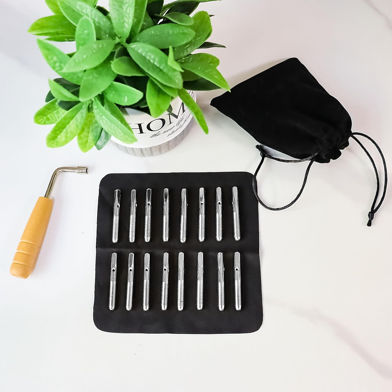 16 PCS Tuning Pin Widely Used for Lyre Harp Zithers Harpsichord and Other Prim..