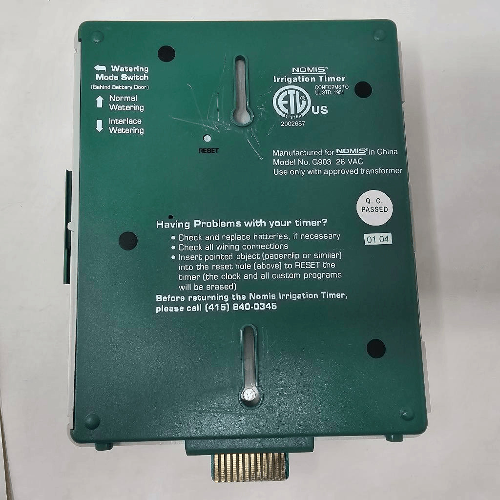 NOMIS 8 ZONE STATION IRRIGATION SPRINKLER CONTROLLER MODEL G903