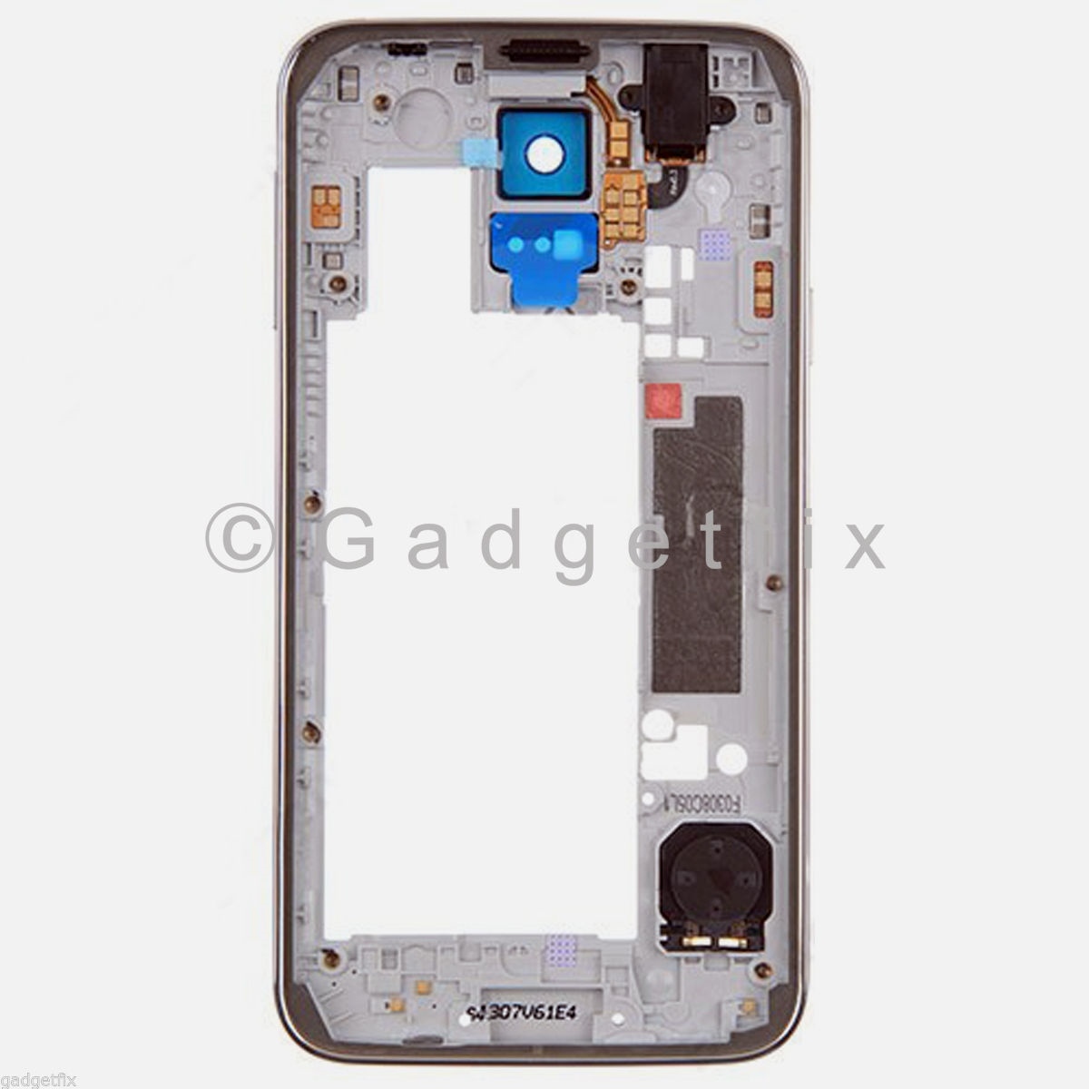 Samsung Galaxy S5 G900H G900M G9001 Back Housing Middle Frame Bezel Camera Lens