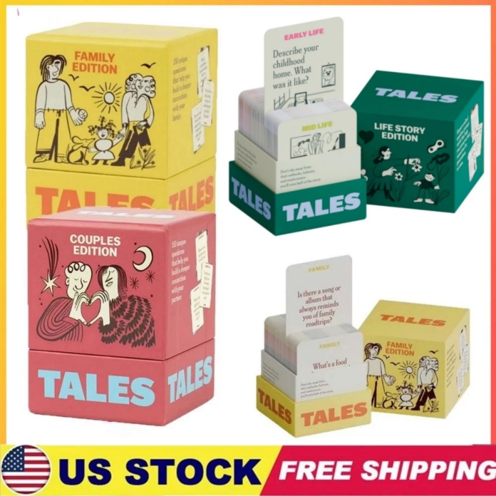 Conversation Starter Cards – Couples/Family/Life Story Edition – 150 Cards USA