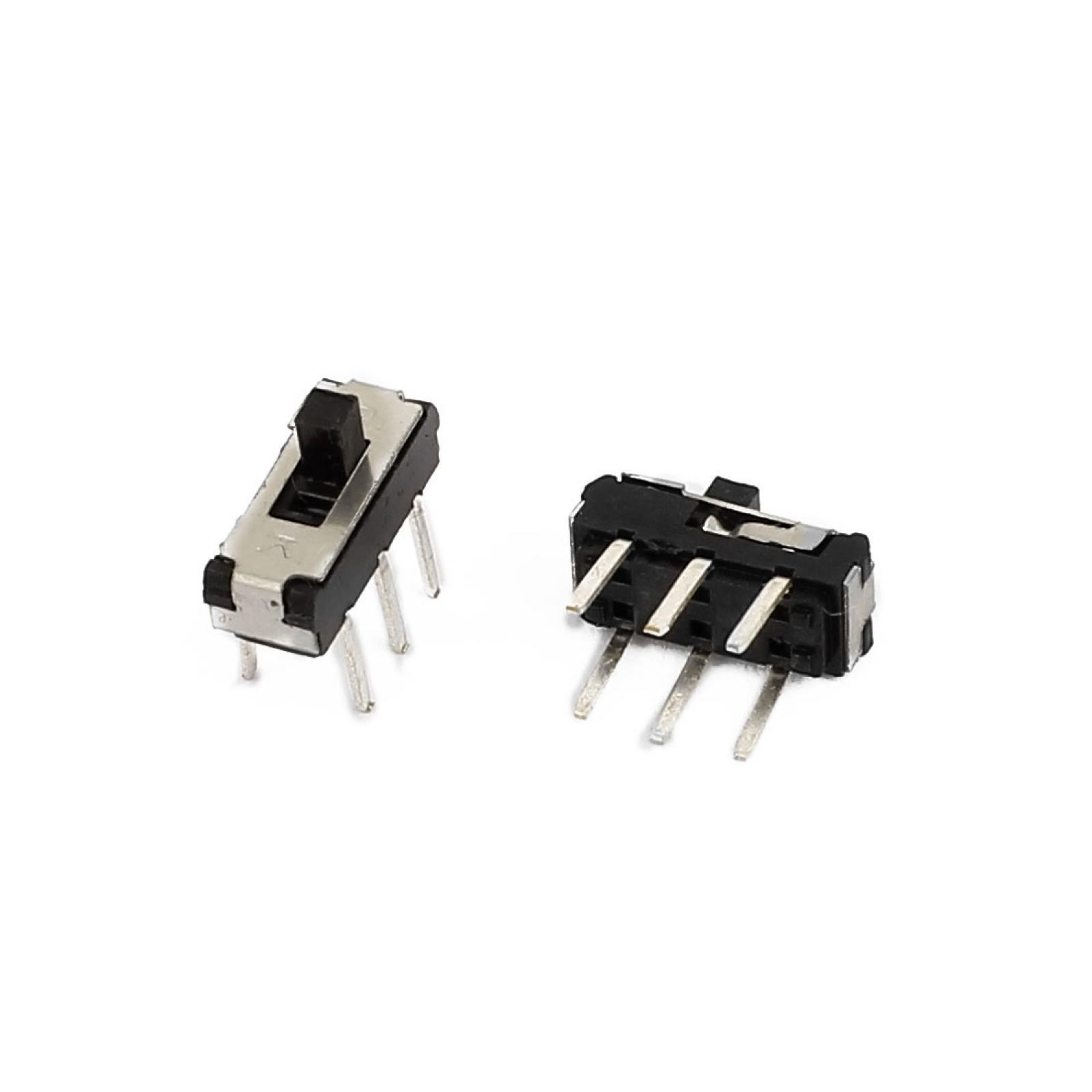 20Pcs 2 Position DPDT 2P2T 6 Pin PCB Panel Micro Vertical Slide Switch