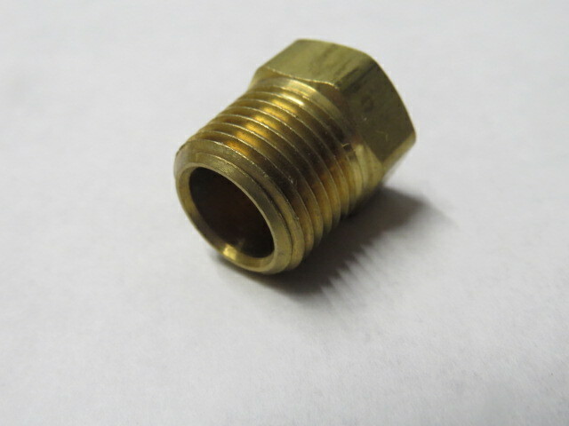 1937-48 Ford Cylinder head plug for unused temperature sending unit hole T-95-09
