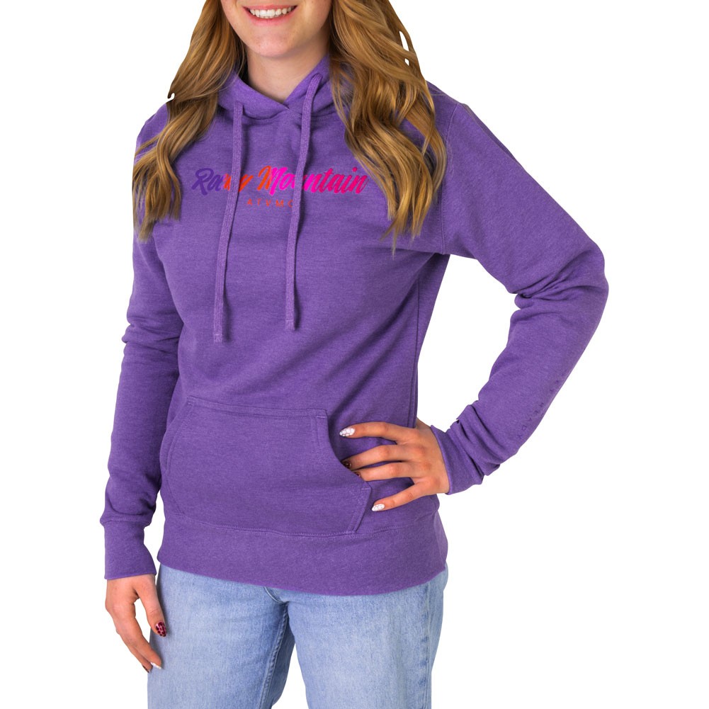 Rocky Mountain ATV/MC 218-523-0012 Womens Fade Hooded Sweatshirt XX-Large Purple