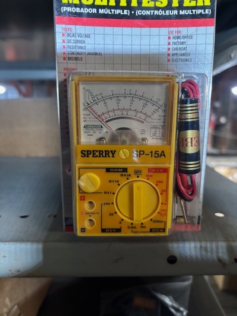 SP-15A SPERRY ANALOG MULTI METER NEW SURPLUS