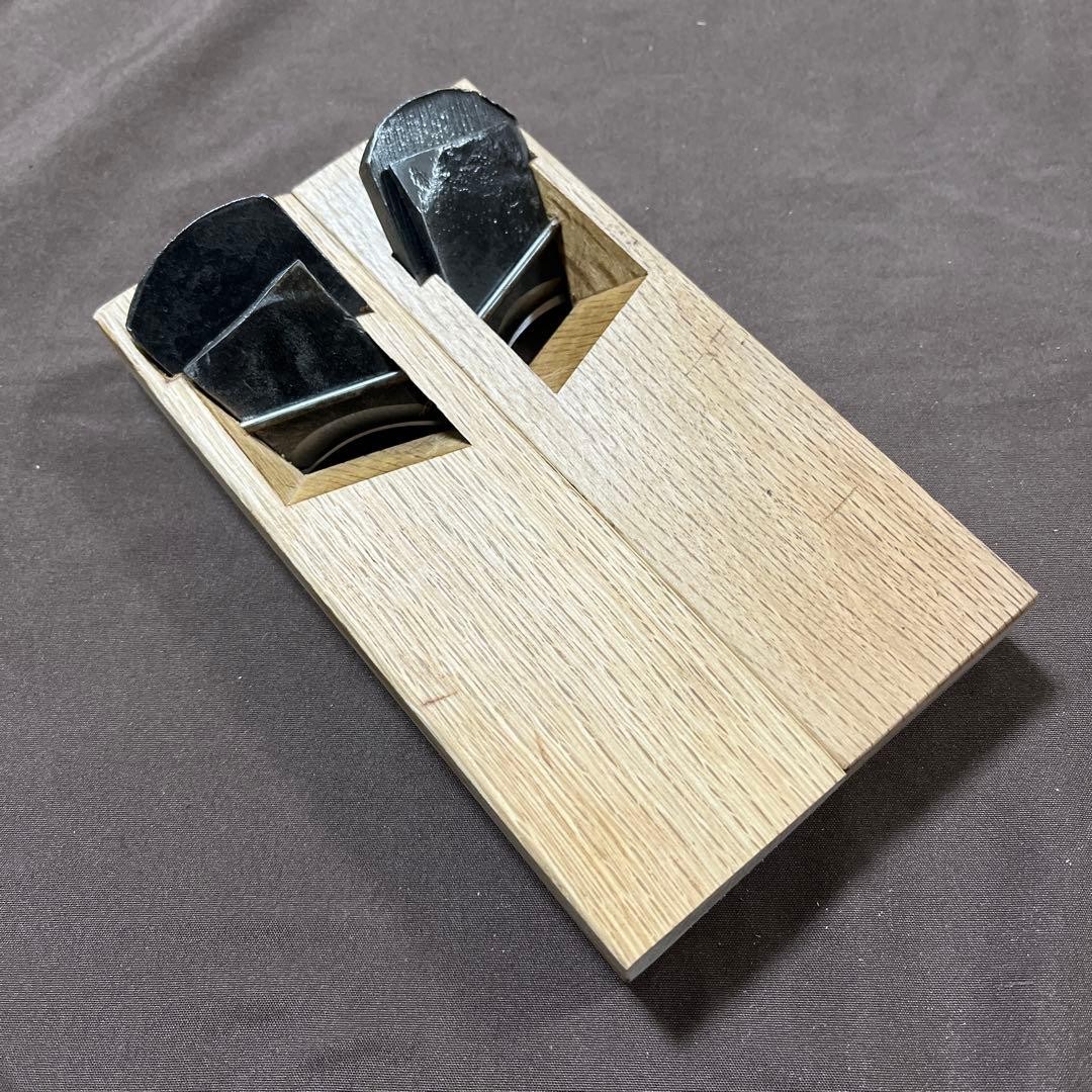 Kanna 9580 38mm Left Right Set Hand Plane Special Tool Vintage Rare Mint