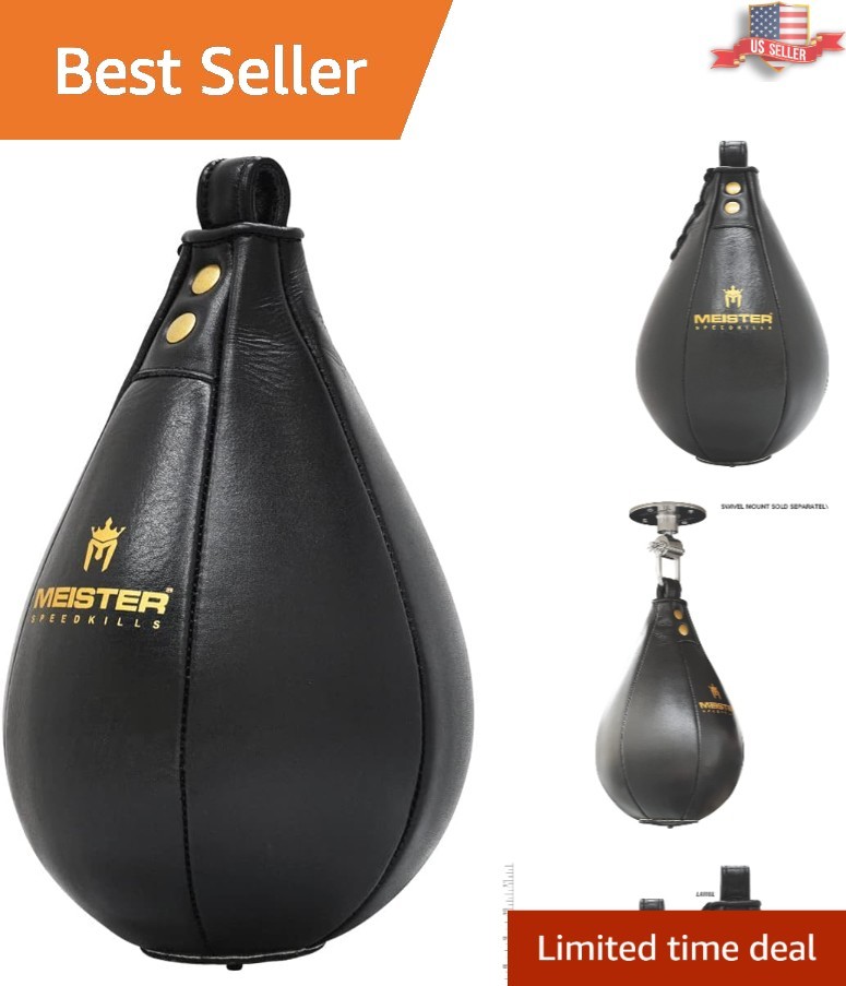Genuine Leather SpeedKills Speed Bag - Large Size for Boxing Precision Training