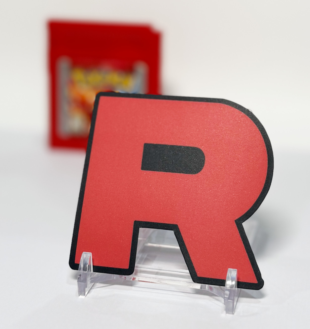 Team Rocket "R" Logo Sticker - Laminated | Pokemon Sticker - BACK IN STOCK!