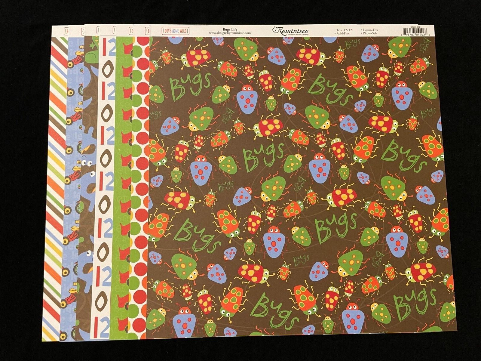 REMINISCE "BOYS GONE WILD" 12X12 SS PAPERS